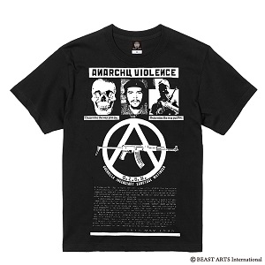 G.I.S.M./ ANARCHY VIOLENCE / you die�Cyou live T SHIRT (BLACK) �����s�V���c!!
