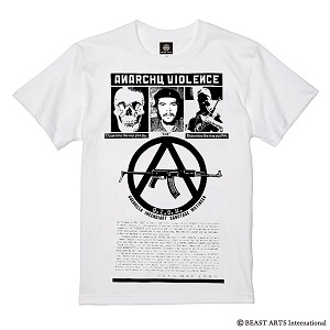 G.I.S.M./ ANARCHY VIOLENCE / you die�Cyou live T SHIRT (WHITE) �����s�V���c!!