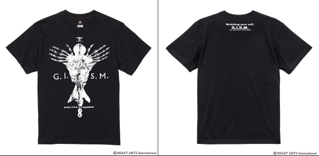 G.I.S.M. / SKULL WING Tシャツ(BLACK)再受注!! (BEAST ARTS