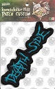 DEATH SIDE/オフィシャル刺繍パッチ(LOGO 2/横並び)