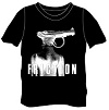 FRICTION/オフィシャルTシャツ (PISTOLデザイン・黒)