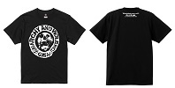 G.I.S.M./T-SHIRT (BADGE SKULL -ANARCHY AND VIOLENCE-)