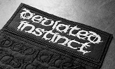 DEVIATED INSTINCT/ロゴパッチ(WAXED COTTON/WHITE)